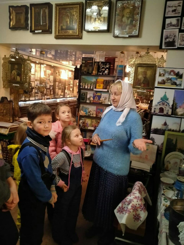 Дети посетили епархиальный музей