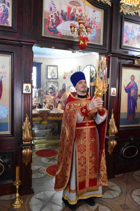 Первая Литургия в Свято-Мефодиевском храме правящего архипастыря в сане архиепископа