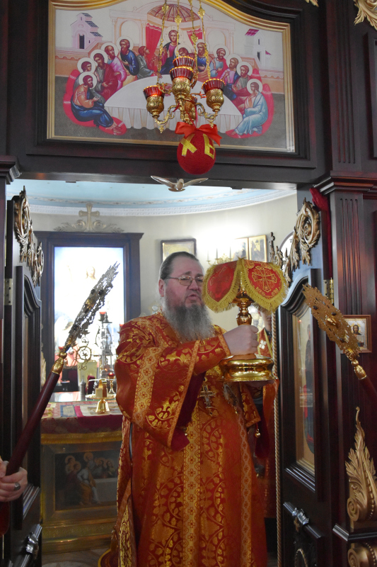 Первая Литургия в Свято-Мефодиевском храме правящего архипастыря в сане архиепископа